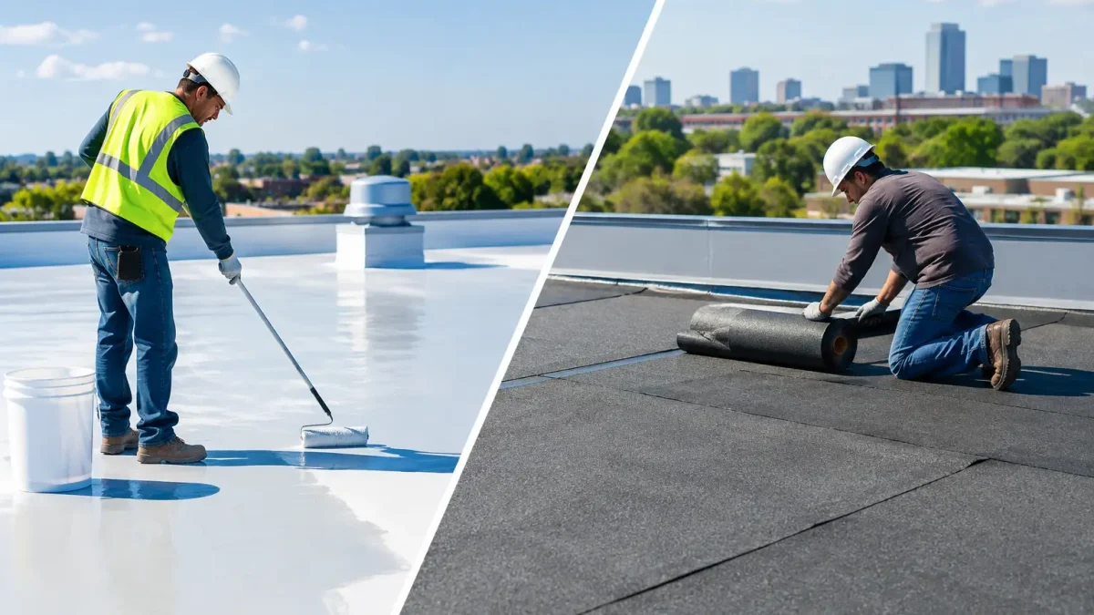 Roof Coating Versus Replacement for Your Building